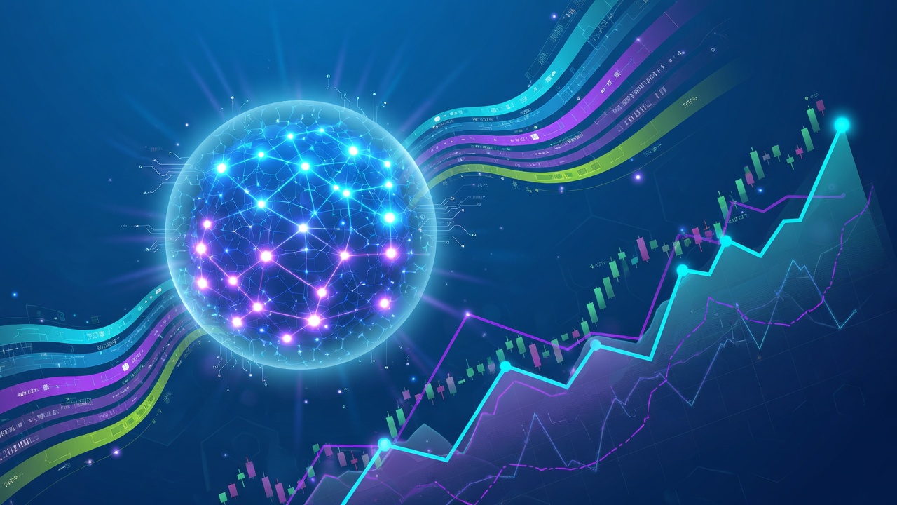 Abstract AI visualization of portfolio intelligence